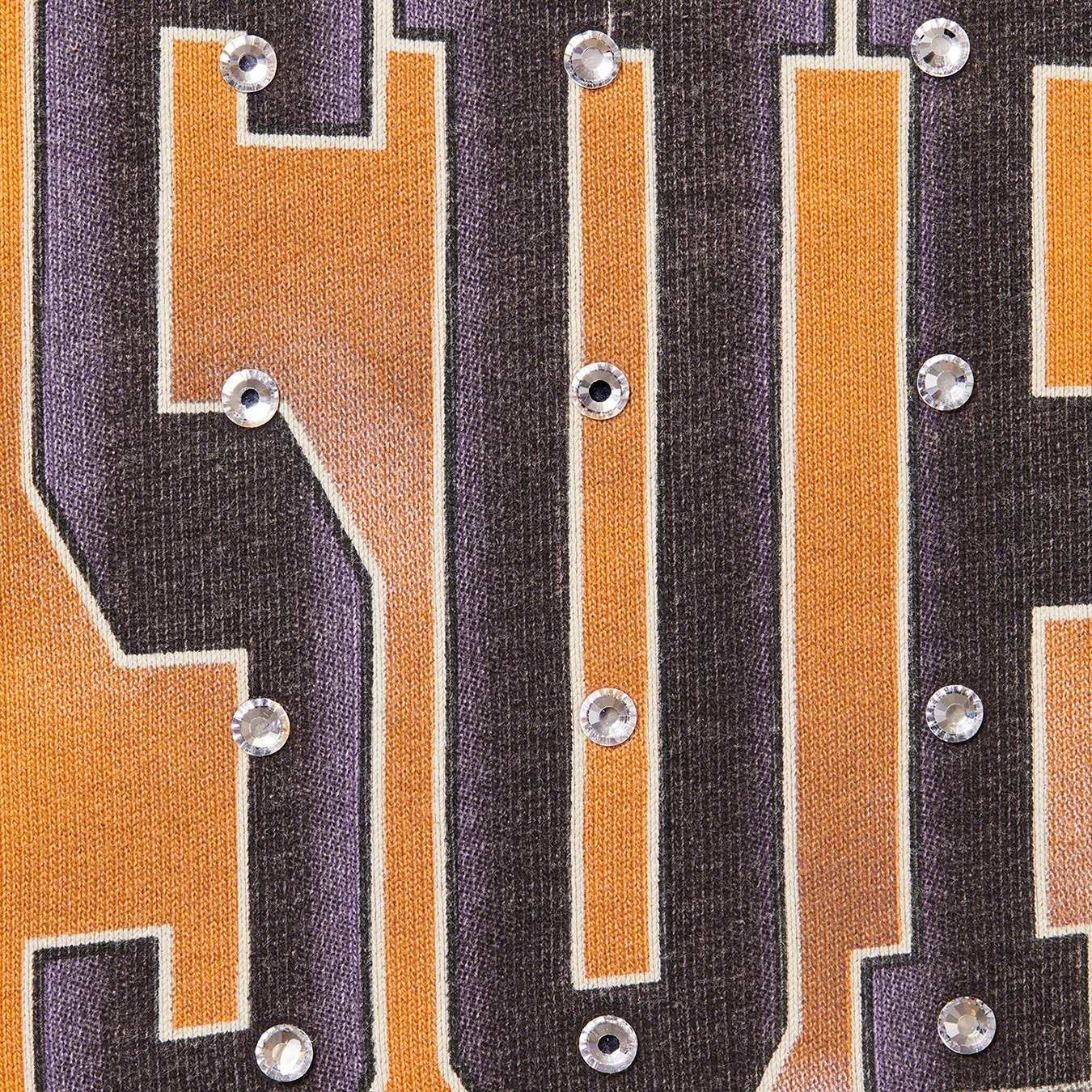 Rhinestone Hooded Sweatshirt view 2